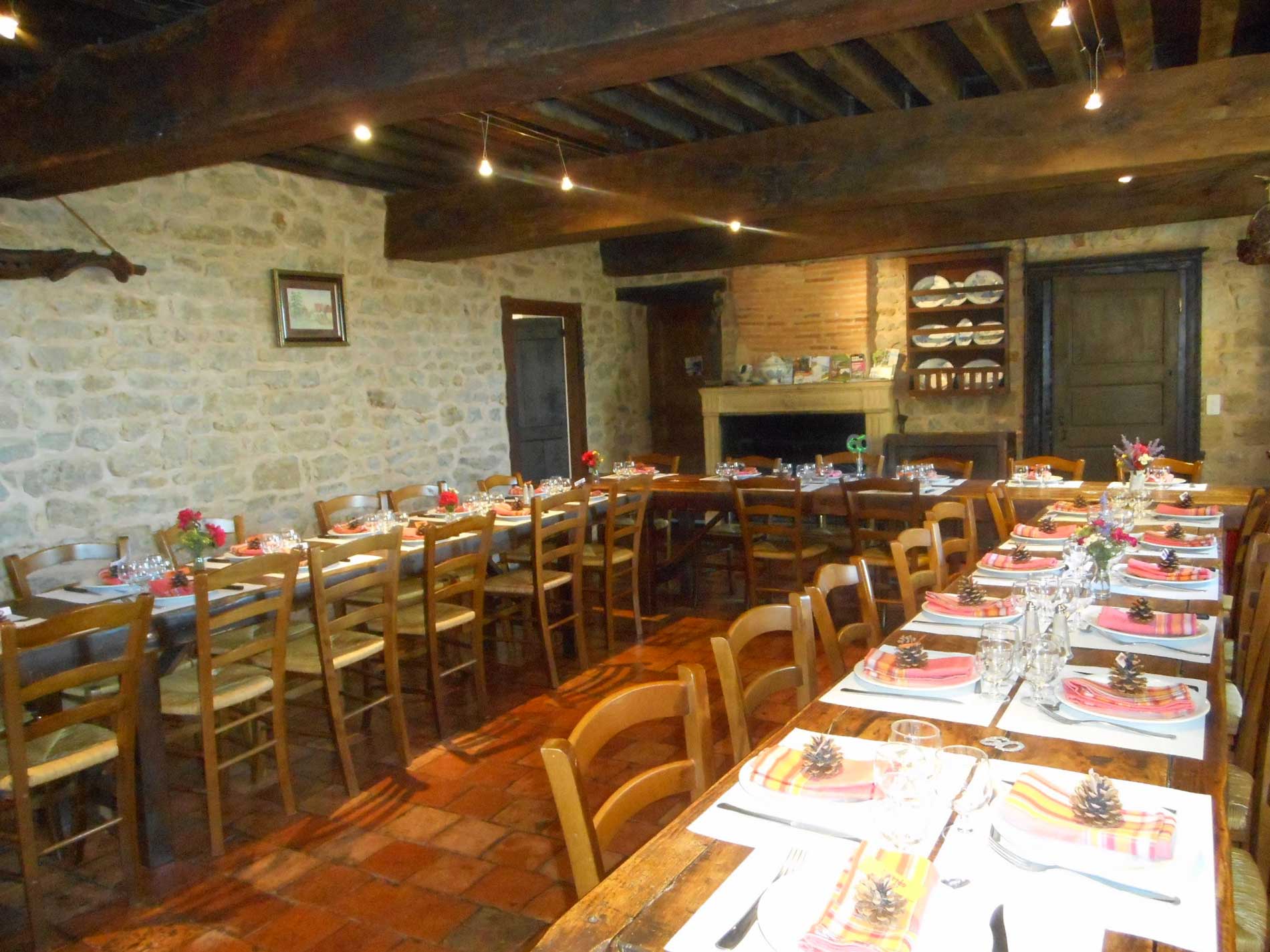 Ferme auberge des Collines - Salle à manger